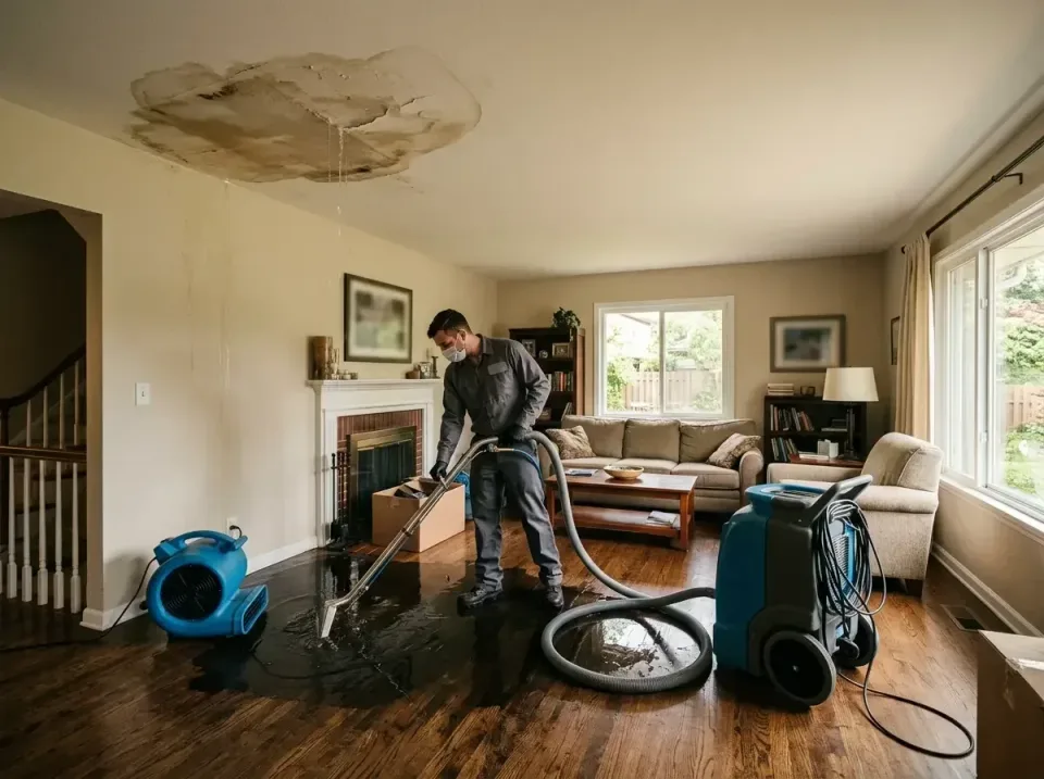 attic-pipe-burst-ceiling-drip-008 — frequently asked questions, Water Damage Restoration & Carpet Care in Cypress Lake, FL